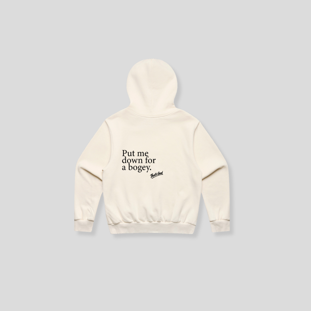 Bogey Hoodie - Ecru
