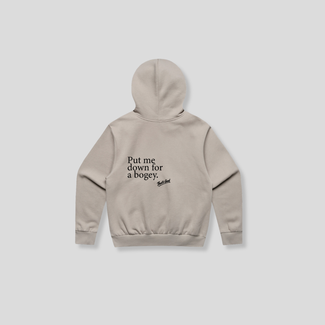 Bogey Hoodie - Stone