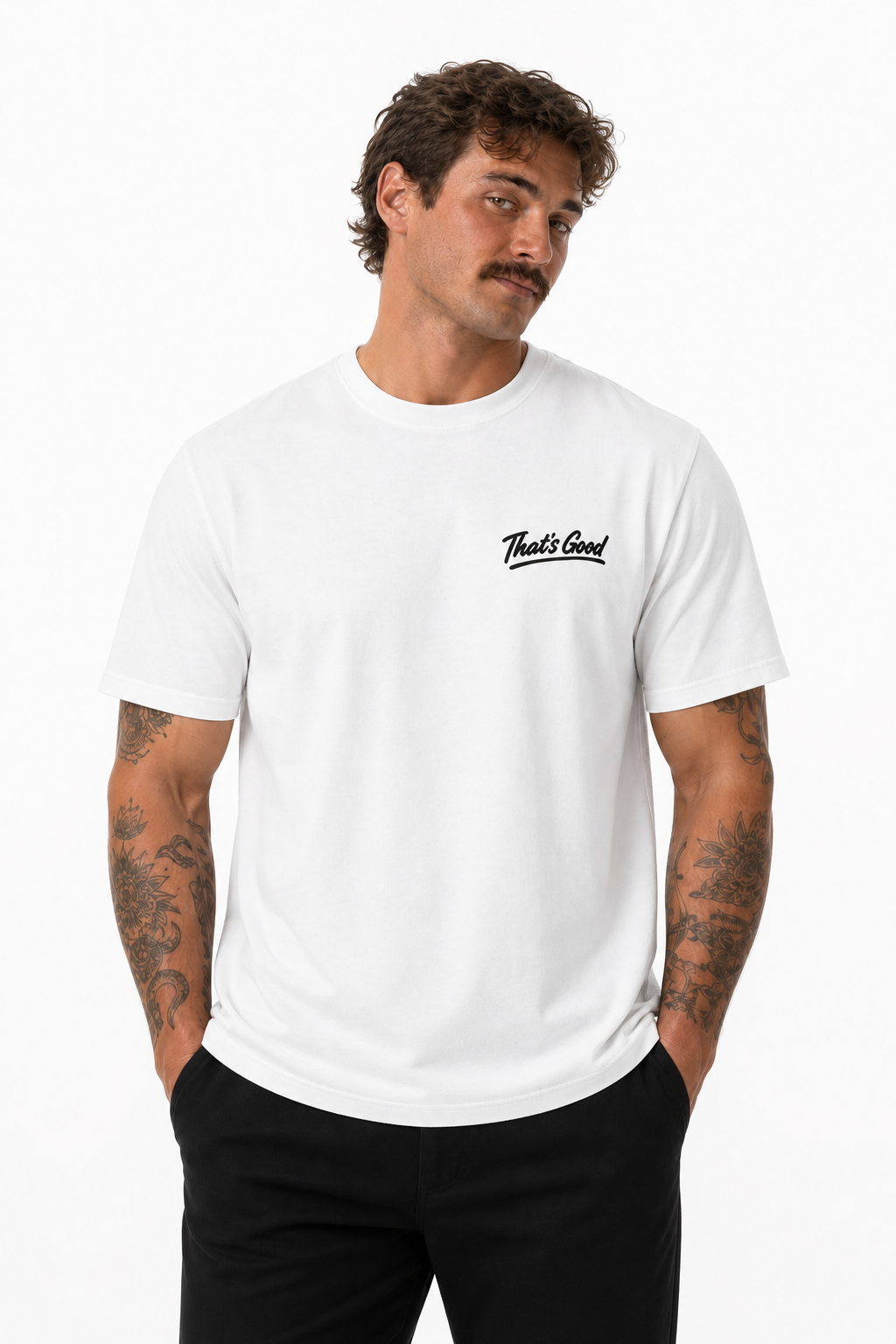 Opens Up Tee - White
