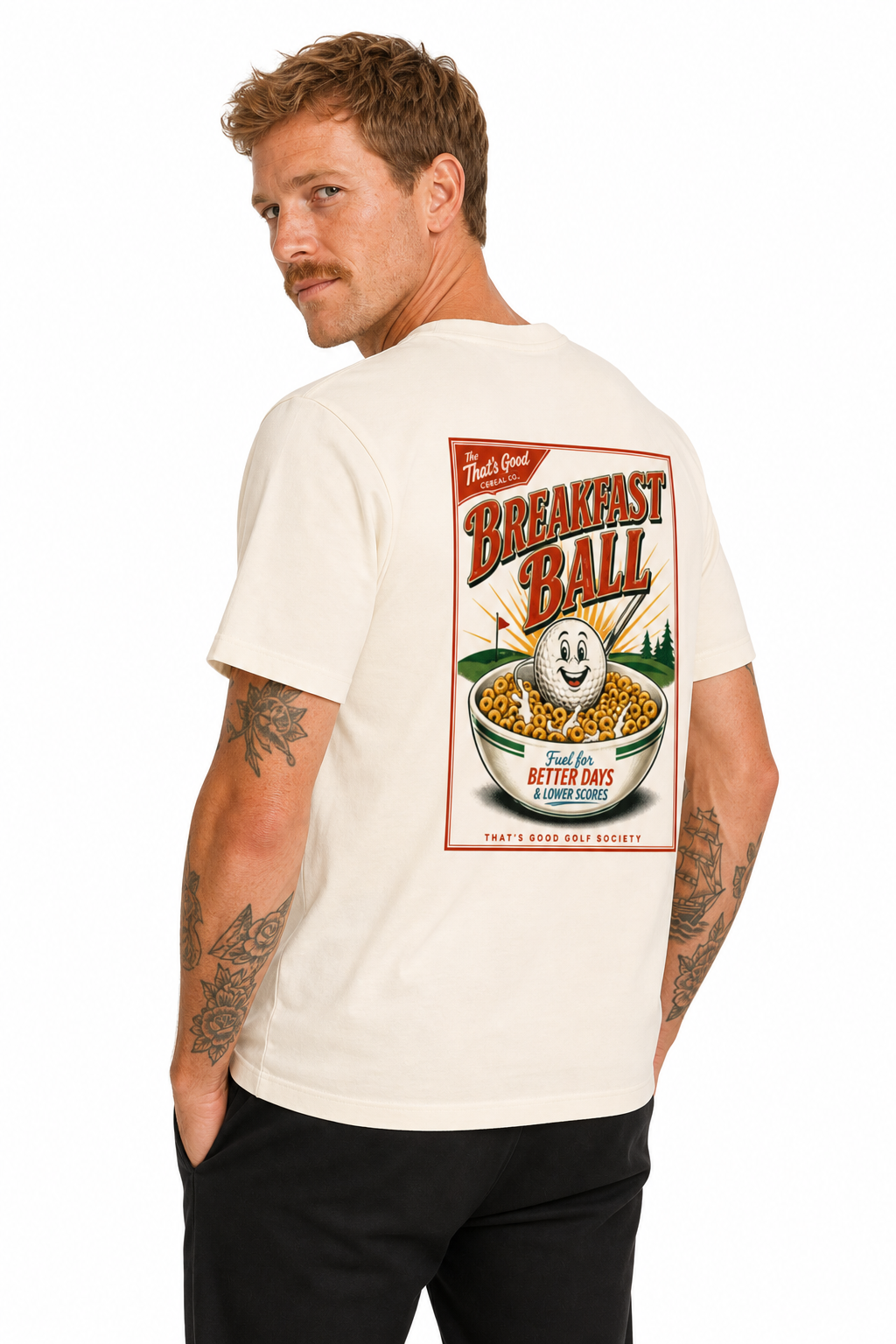 Breakfast Ball Tee - Ecru