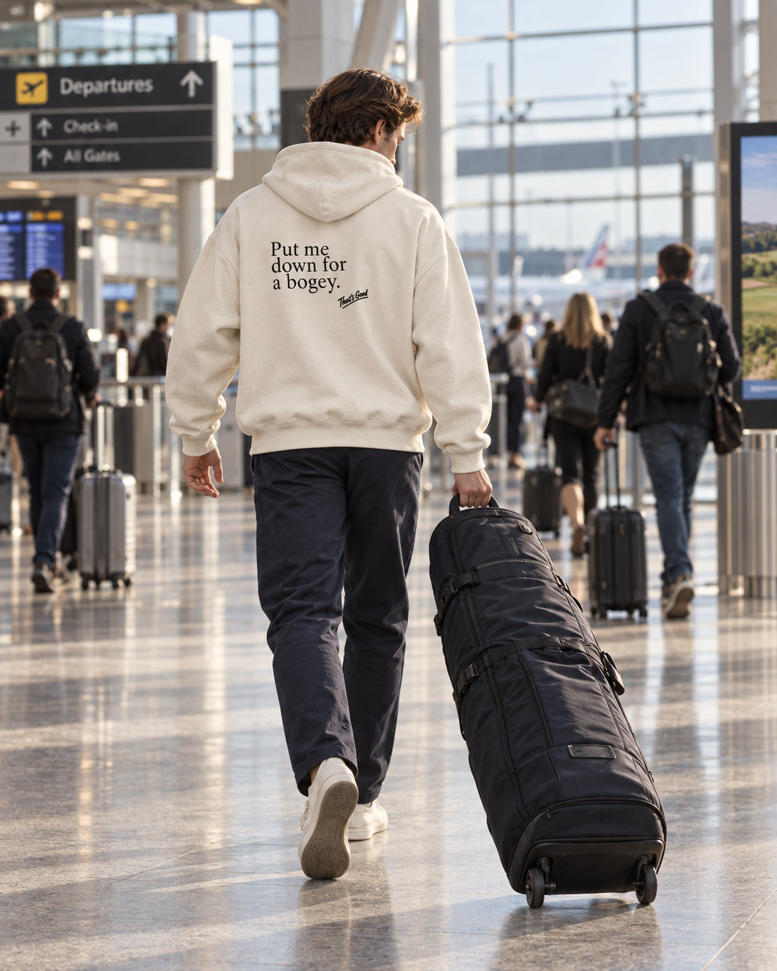 Bogey Hoodie - Ecru
