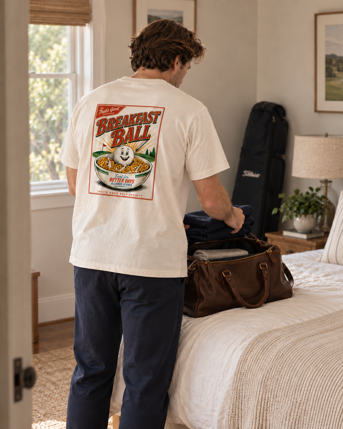 Breakfast Ball Tee - Ecru